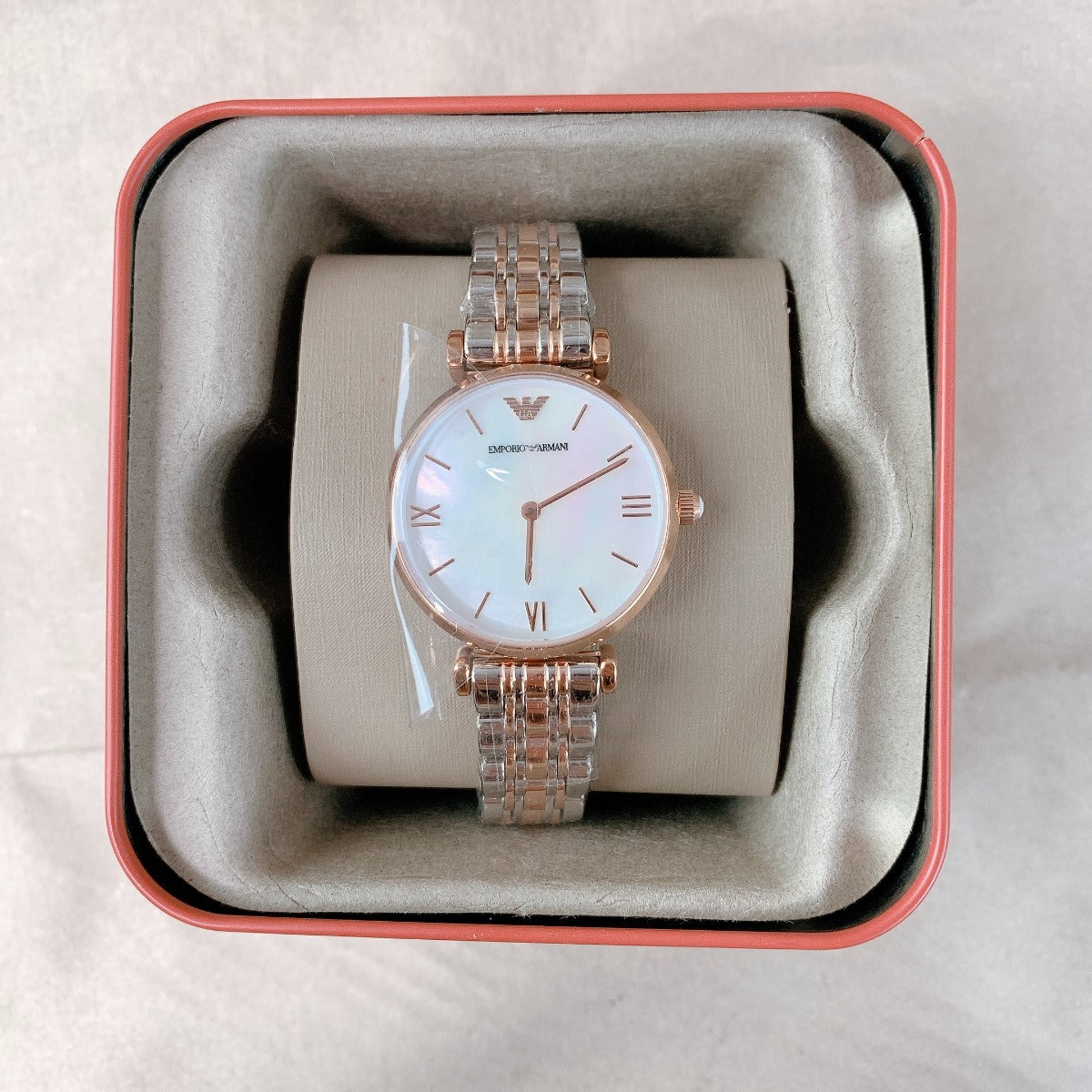 Emporio Armani AR1683 Women's Two-Hand Two-Tone Stainless Steel Watch Emporio Armani AR1683 Women's Two-Hand Two-Tone Stainless Steel Watch
